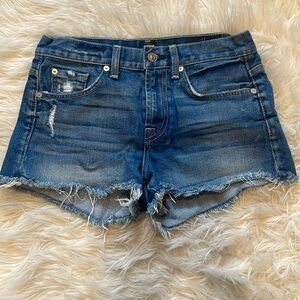 Seven Jean shorts size 25. Low rise.